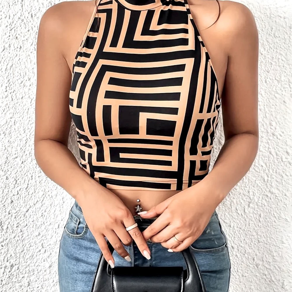 Cropped club beach top xl 12sz